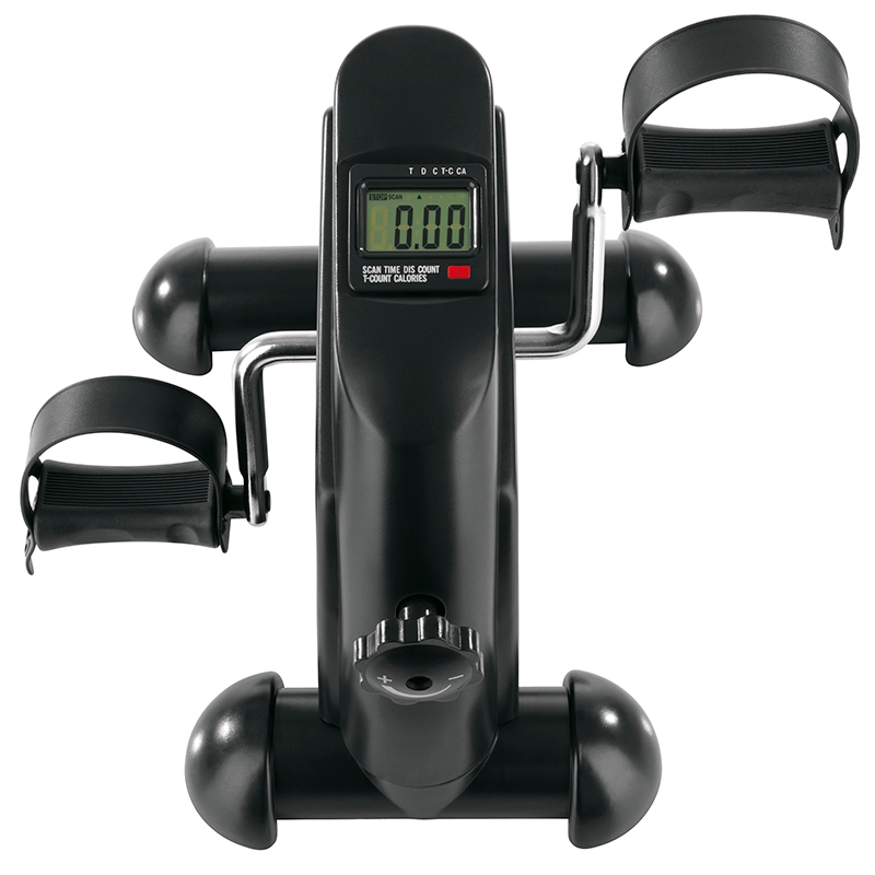 Mini Bicicleta Ergométrica Lorben Fisioterapia Reabilitação Braços e Pernas com Monitor