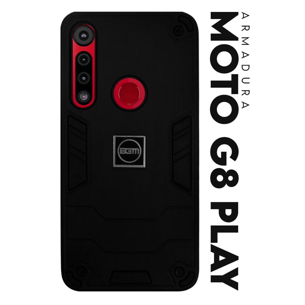 Capa Capinha Case Armadura Militar Compatível para Motorola Moto G8 Play xt2015 - Moto One Macro xt2016 tela 6.2