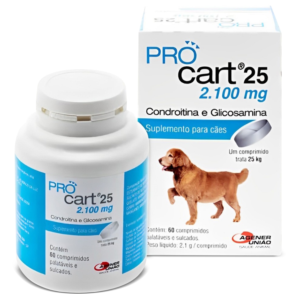 Procart 25- 2100 mg C/60 Comprimidos em Oferta na Shopee