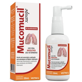 Mucomucil Xarope 50 Ml - Vetnil em Oferta na Shopee