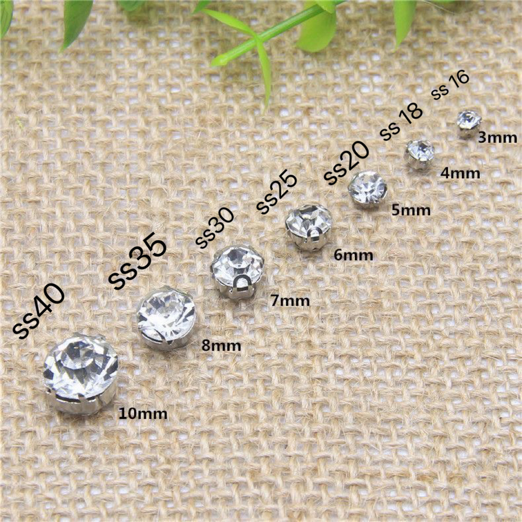 Strass de Costura SS20 5mm Dourado/Prata 10gramas em Oferta na Shopee