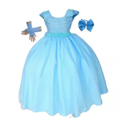 Vestido Luxo Longo Festa Casamento Daminha