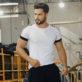 Camiseta Masculina Manga em Contraste Raglan Fit Branca Natal Ano novo Masculino Coisas Masculinas em Oferta na Shopee