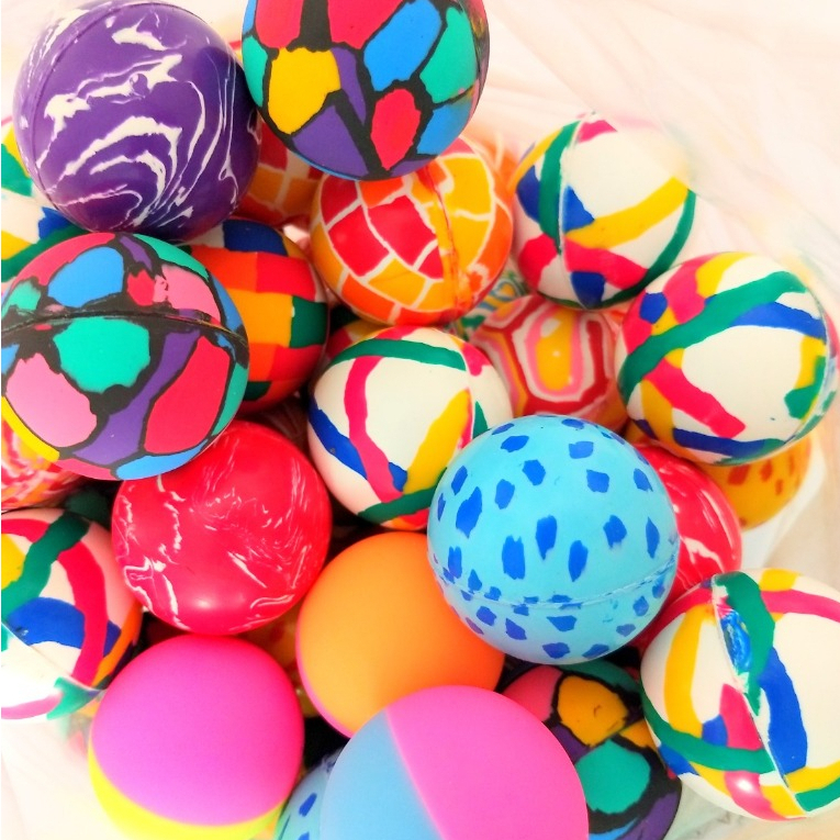 Kit 30 Bolinha Pula Pula 45MM Colorida Pacote Para Maquina De Venda Vending Machine Lembrancinha em Oferta na Shopee