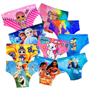 Kit 5 Calcinha Infantil Sublimada Roupa Menina Personagens em Oferta na Shopee