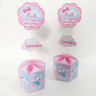 Centro de mesa Sextavado Chuva de Bênçãos, Cachepô, Arranjo de mesa personalizado 10/15 unidades em Oferta na Shopee