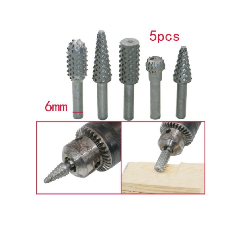 Kit Jogo De Lima Rotativa Fresa De Aço Para Madeira A pronta Entrega