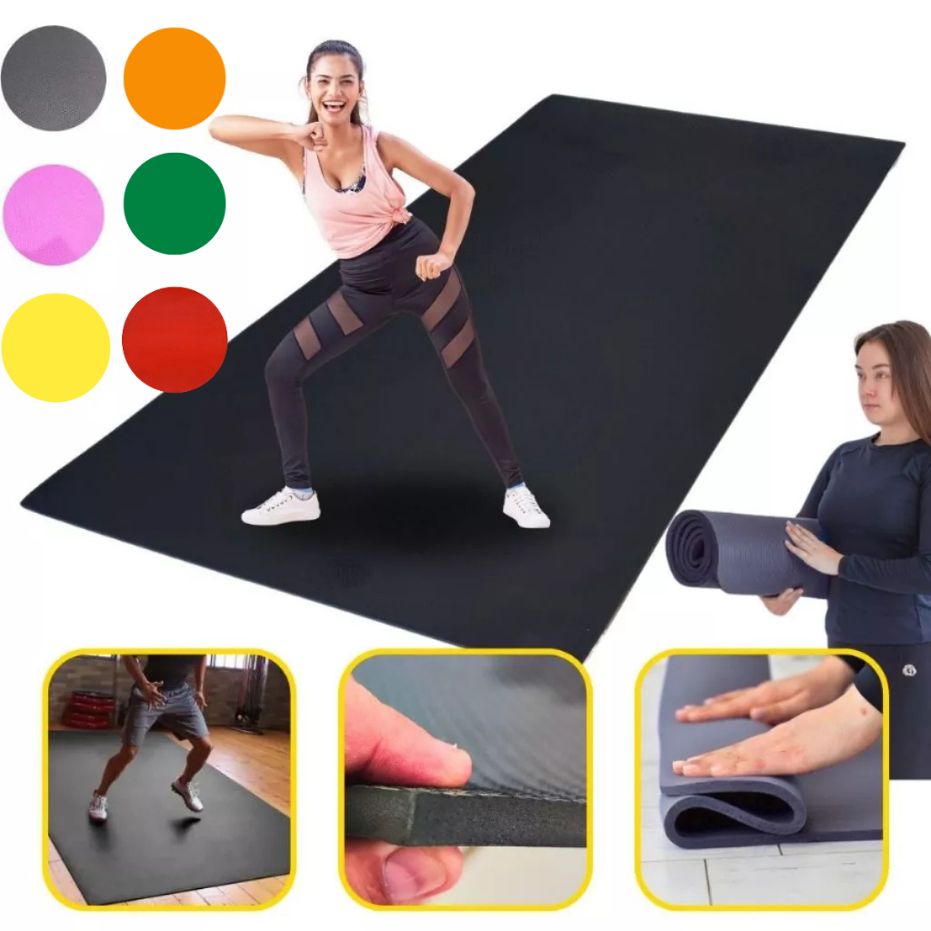 Tatame EVA 200x100x10mm Academia Oficina Mecanica Crossfit Pilates Espaco Kids