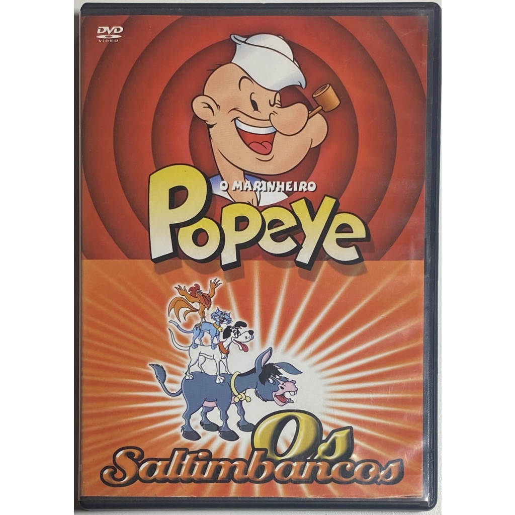 Popeye + Saltimbancos - DVD Original - raridade