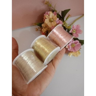 fio copper fadeless (cabelo de anjo)60 metros Cor dourado, rose e prata n 0.5mm em Oferta na Shopee