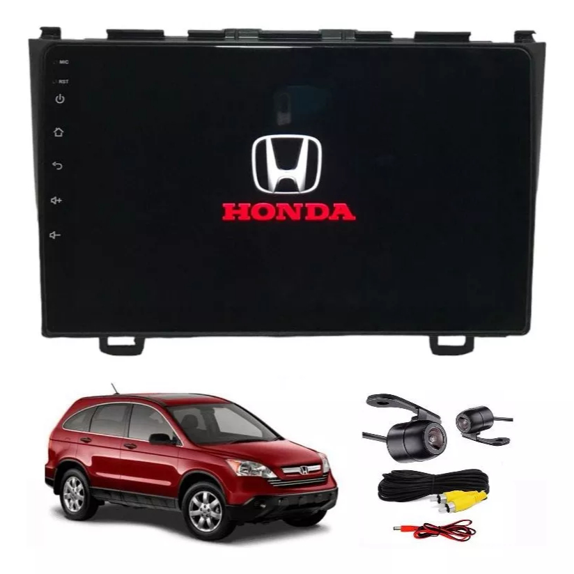 Multimídia 9 Polegadas Honda Crv 2007 - 2011 Android Carplay Wi-fi