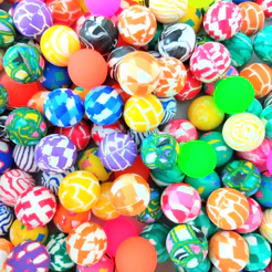 Bolinha Pula Pula 27mm Colorida Pacote Com 10 Bolinhas Para Maquina De Venda Vending Machine