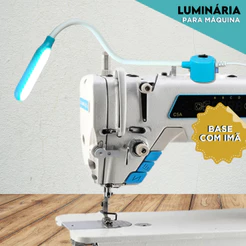 Luminária para maquina de costura com imã - BNVT