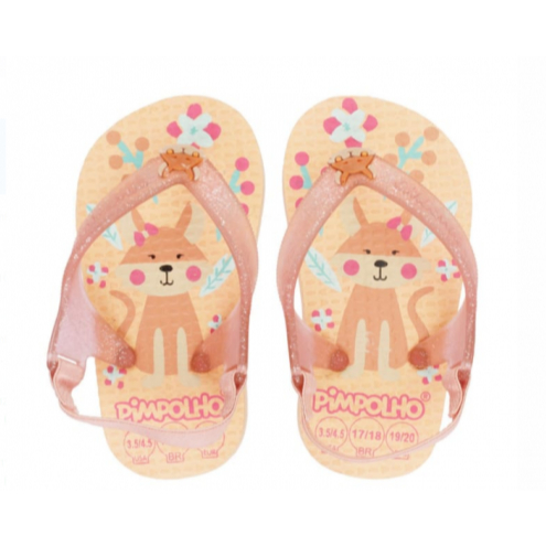 Chinelo Infantil Menina Pimpolho 21/23 74427