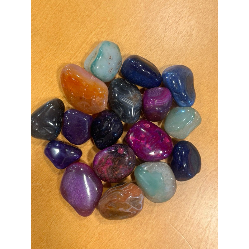 coleção de pedras ágatas com 2kg sortidas