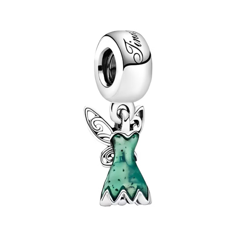 Berloque Tinker Bell Sininho em Prata 925 Com Certificado