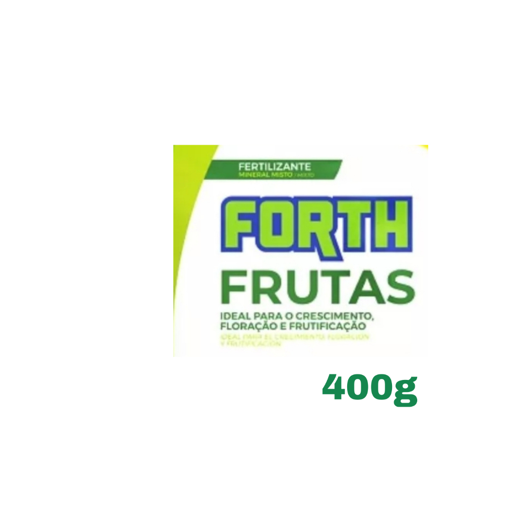 refil forth frutas 400g em saquinho, fertilizante adubo para suas frutiferas em Oferta na Shopee