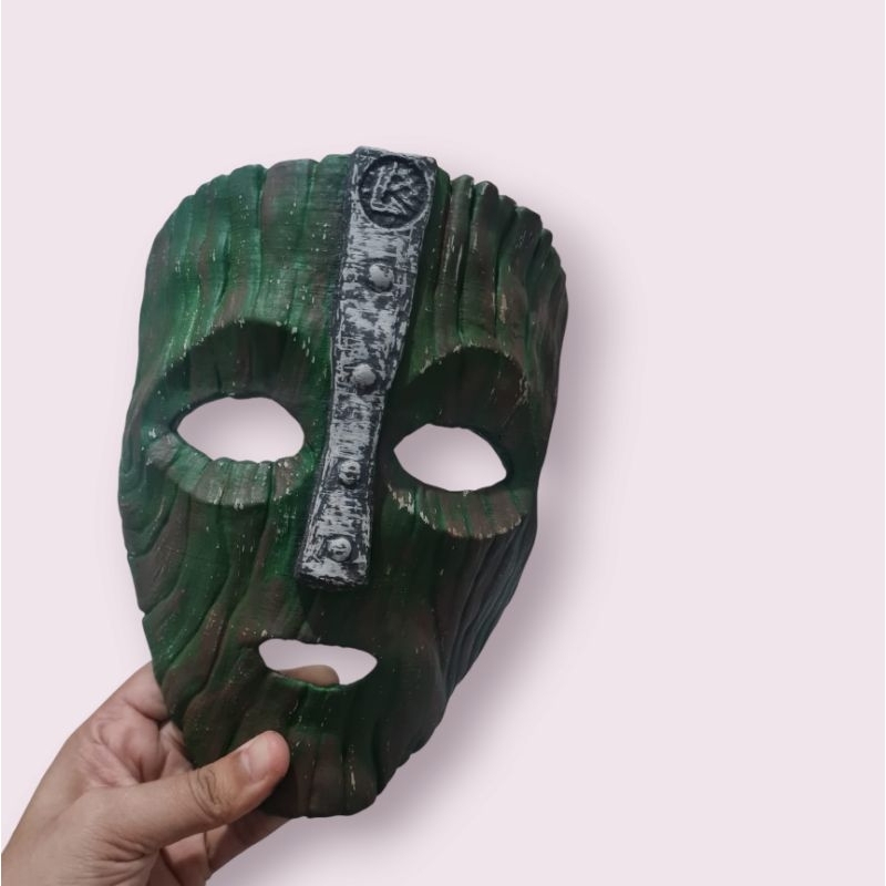 Máscara Decorativa do filme "O Maskara" Loki Tamanho Real The Mask Jim Carrey Geek Nerd
