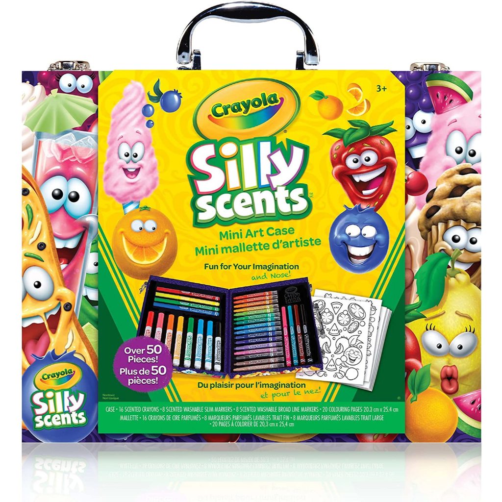 Crayola Maleta Inspiration Art - Giz e Canetinhas Laváveis Perfumadas - 50 peças