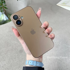 Capa Capinha De Vidro Premium Para iPhone 16 16 Pro e 16 Pro Max