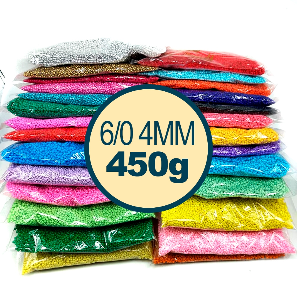 Pacote Miçanga 6/0 450g Aprox. 6000 Unidades em Oferta na Shopee