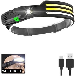 KIT10 LANTERNA DE CABEÇA PROVA D'AGUA RECARREGÁVEL ACAMPAMENTO CAMINHADA PESCA CICLISMO E CORRIDA em Oferta na Shopee
