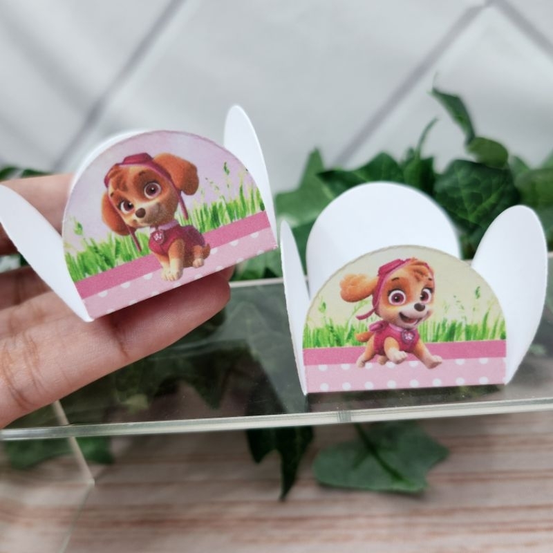 Forminha para Docinho Personalizada Skype Patrulha Canina Caixeta Docinho