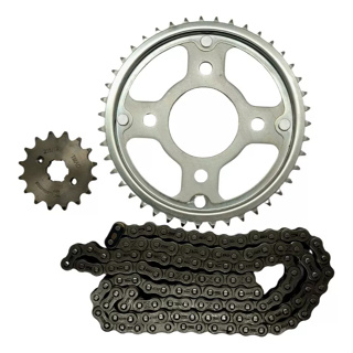 Kit Relação Transmissão Cg/Titan/Fan 150 04-15 Aço 1045 em Oferta na Shopee