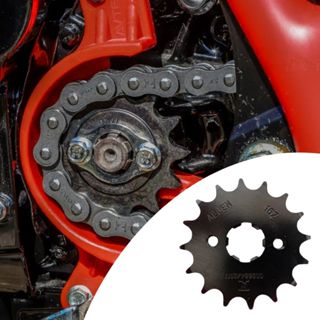 Pinhão cg 125 150 160 fan titan nxr 125 150 160 bros xre 190 16 dentes em Oferta na Shopee