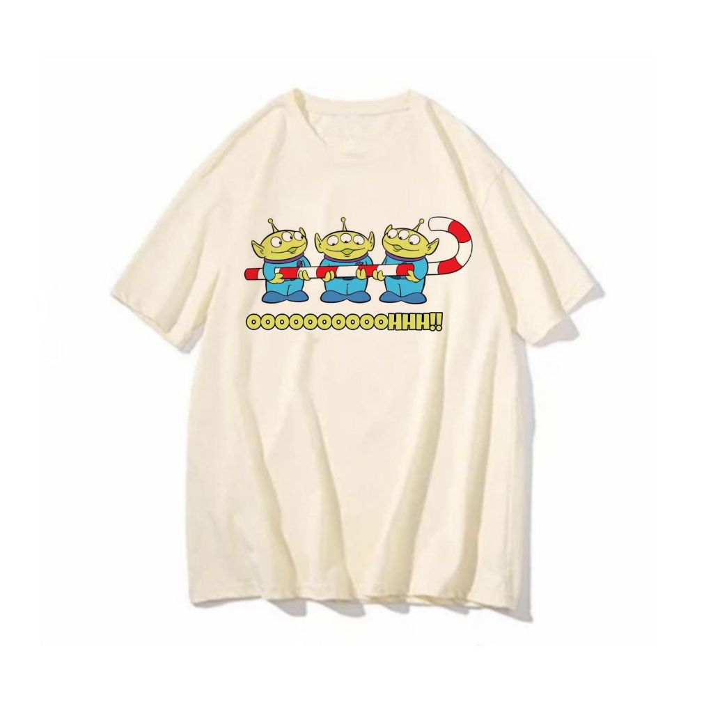 Camiseta Aliens Candy Natalina blusa feminina masculina unissex personagens christmas natal camisa estampada ceia doces