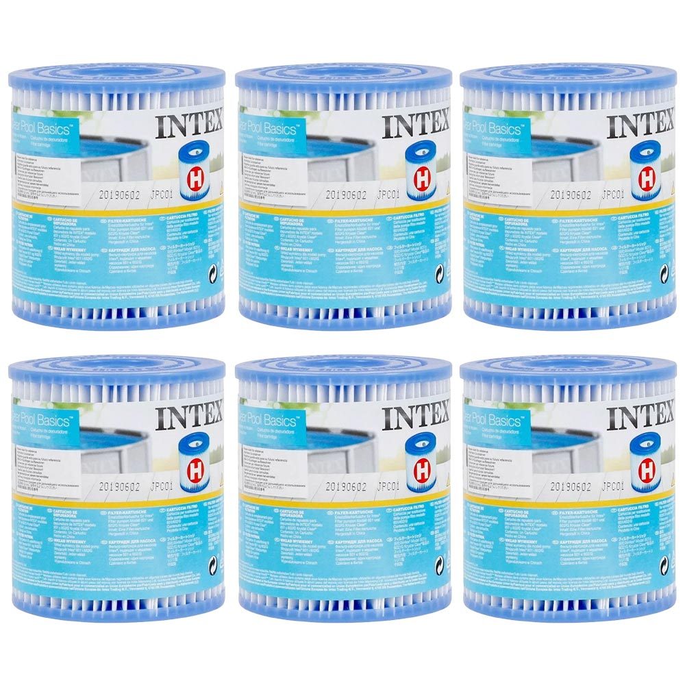 6 Unidades Refil Cartucho Bomba Filtrante 1250 Lh Modelo H - Intex em Oferta na Shopee