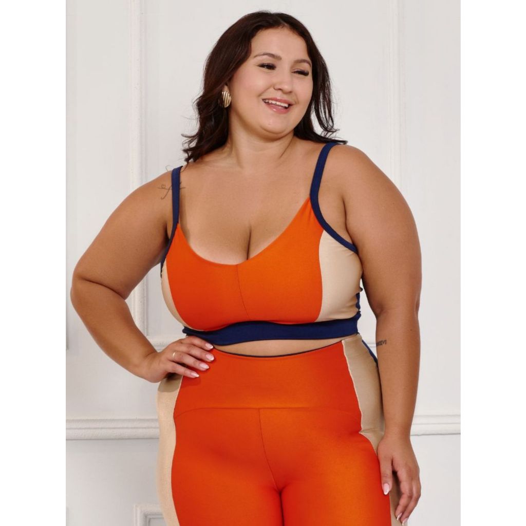 Top Feminino Fitness Plus size 11200