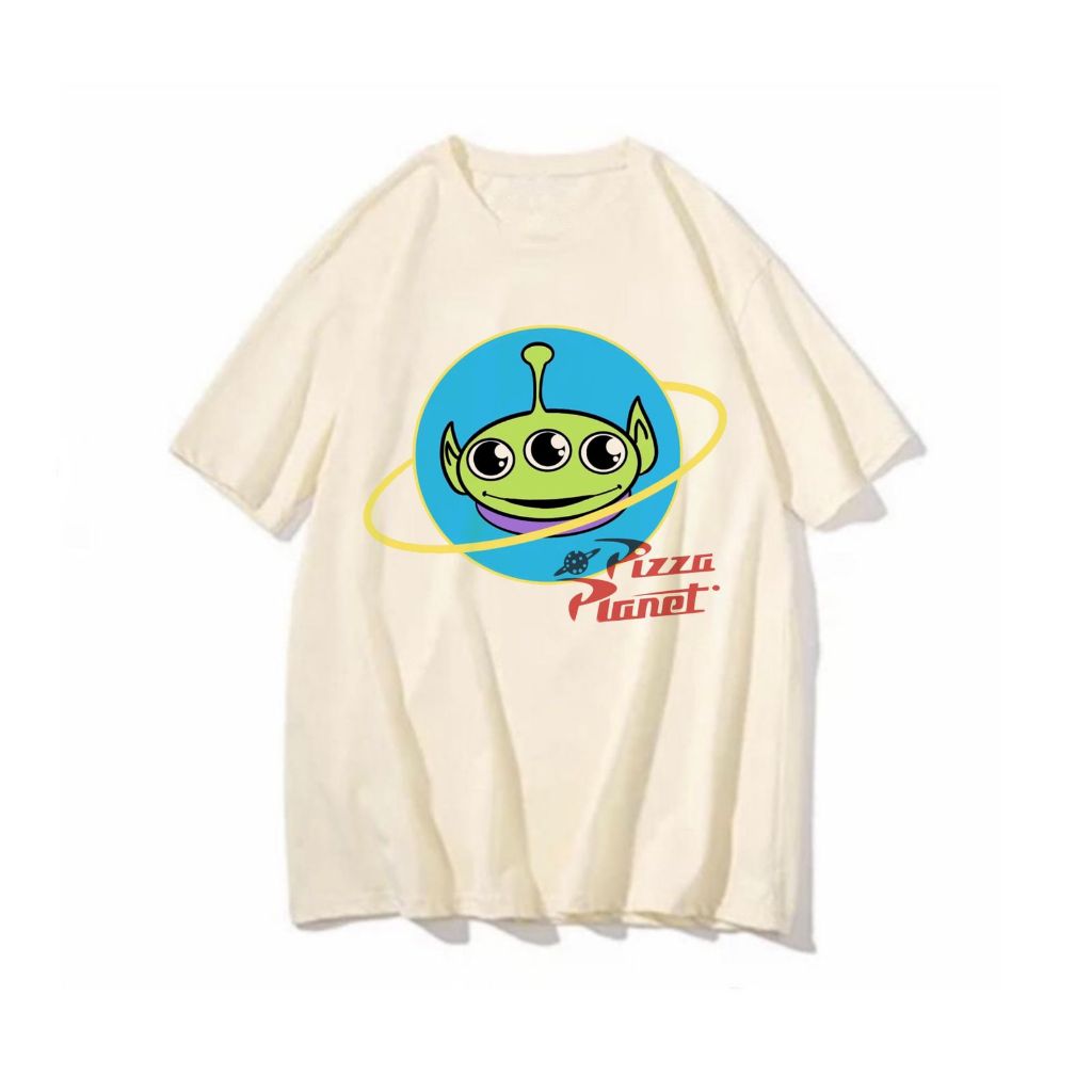 Camiseta Alien Toy Story Cute blusa feminina masculina unissex estampas divertidas legais pizza planet camisa roupas