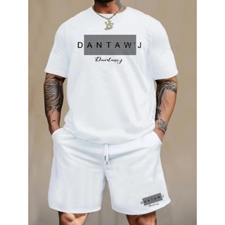 Conjunto Masculino Short Moletom + Camiseta Kit Bermuda Camisa Dantaw'J Bolinha em Oferta na Shopee