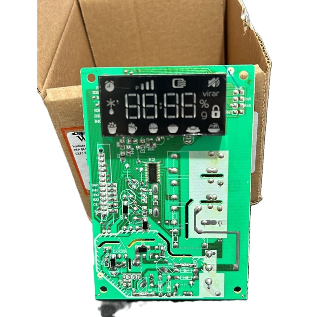PLACA ELETRÔNICA MICRO-ONDAS BRASTEMP & CONSUL CMS45 127V - W11050129
