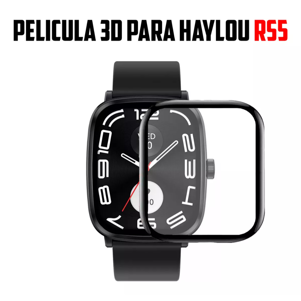 Película 3d De Proteção De Tela Para Smartwatch Haylou RS 5
