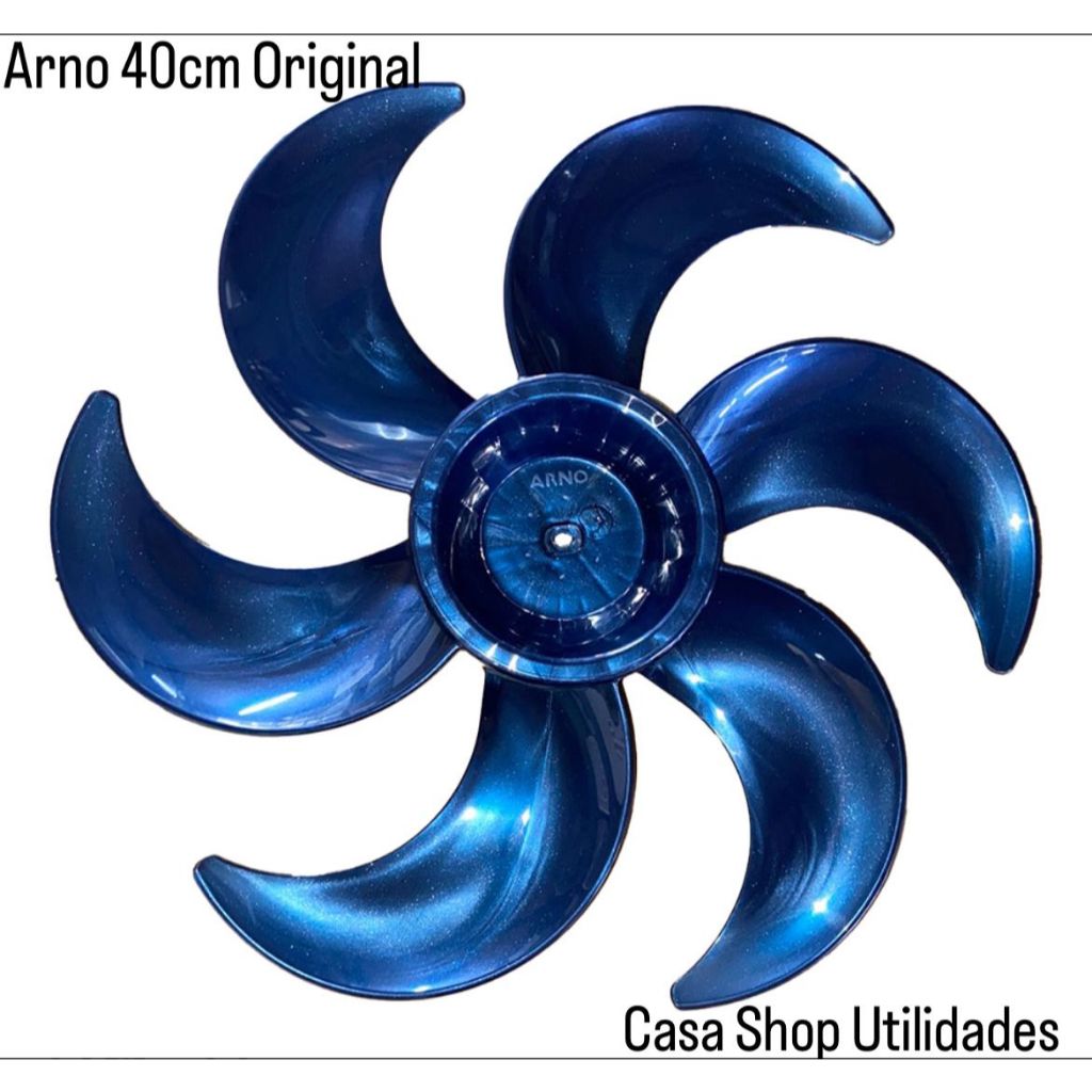 Hélice Para Ventilador Arno 40cm 6 Pás Original Silence Force Repelente Ultra Silence Force