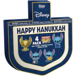 FUNKO POP POCKET DISNEY STITCH DREIDEL BOX 4PACK 79952 NOVO ORIGINAL
