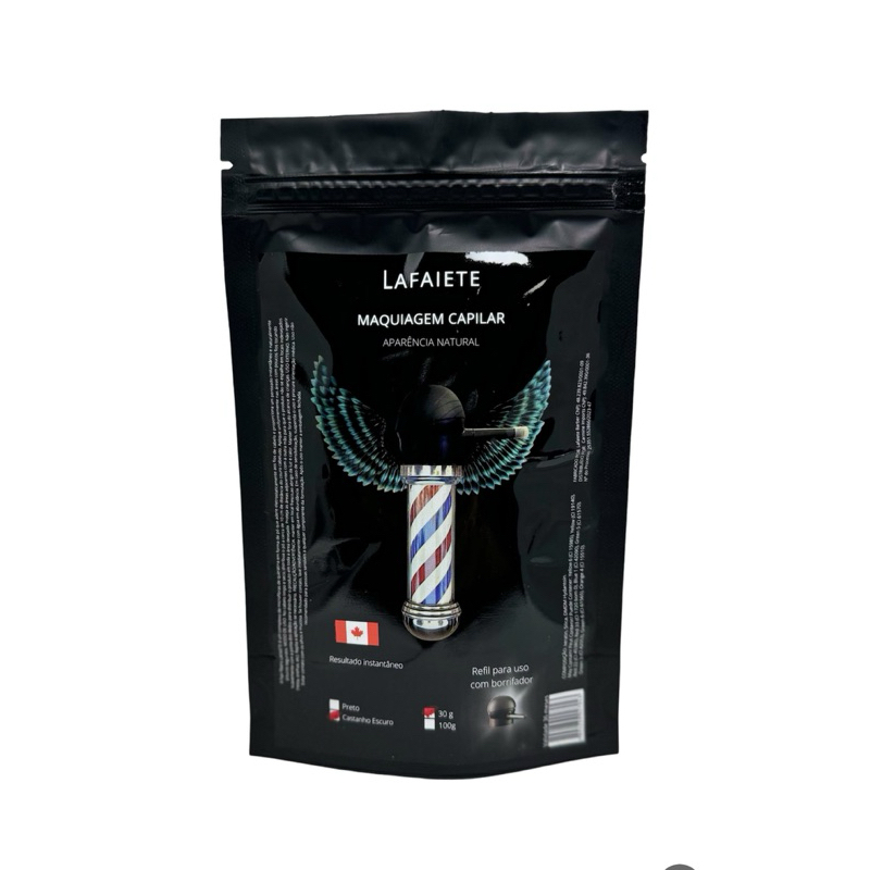 Maquiagem Capilar Refil 100g Disfarce Para calvície e falhas no cabelo em Oferta na Shopee