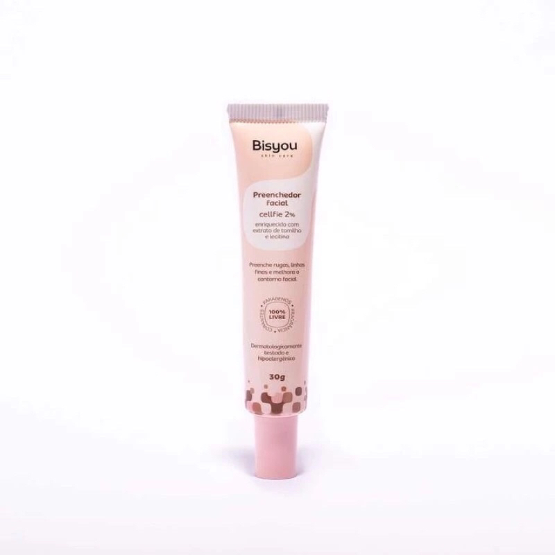Preenchedor Facial Bisyou -  rugas, linhas de expressão, olheiras profundas, anti idade, lifting, Hidratante Vegano