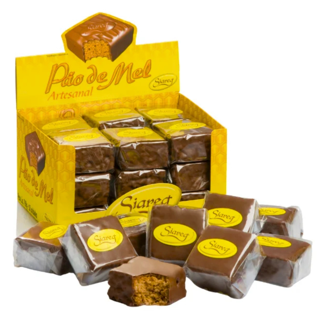 Pão De Mel 45g C/18 Unidades Siareg em Oferta na Shopee