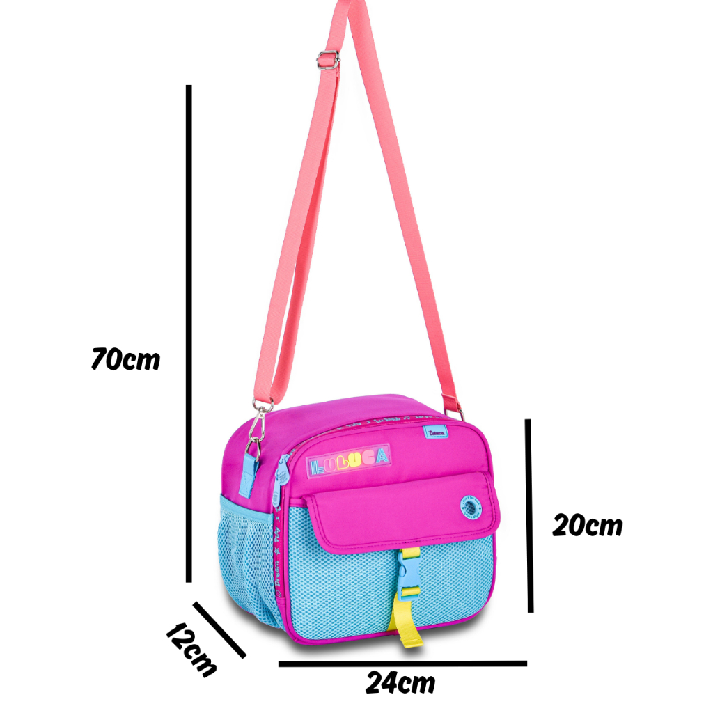 Lancheira Feminina Lulike Com Tecido Térmico 02 Bolso Luluca - Clio Style COR:ROSA — imagem 2 de 2
