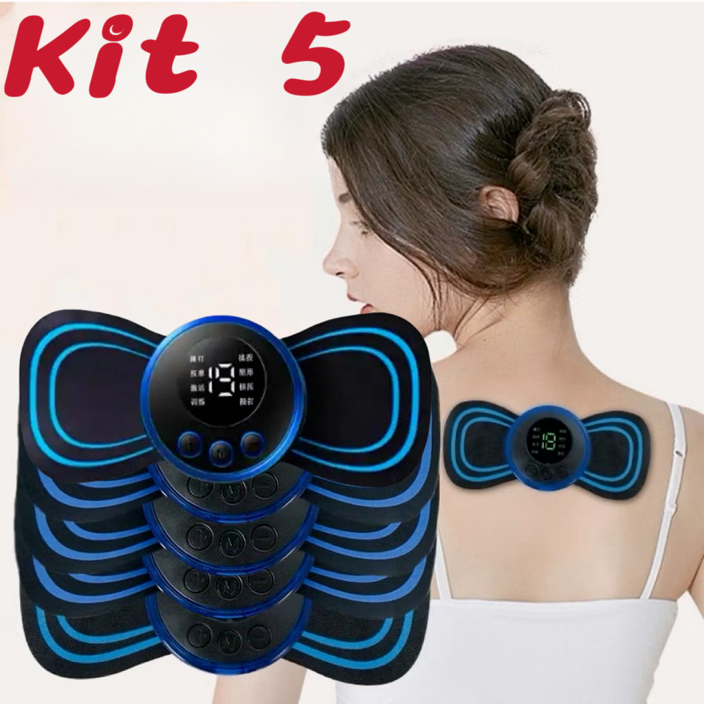 kit5 Massageador elétrico de pescoço MING