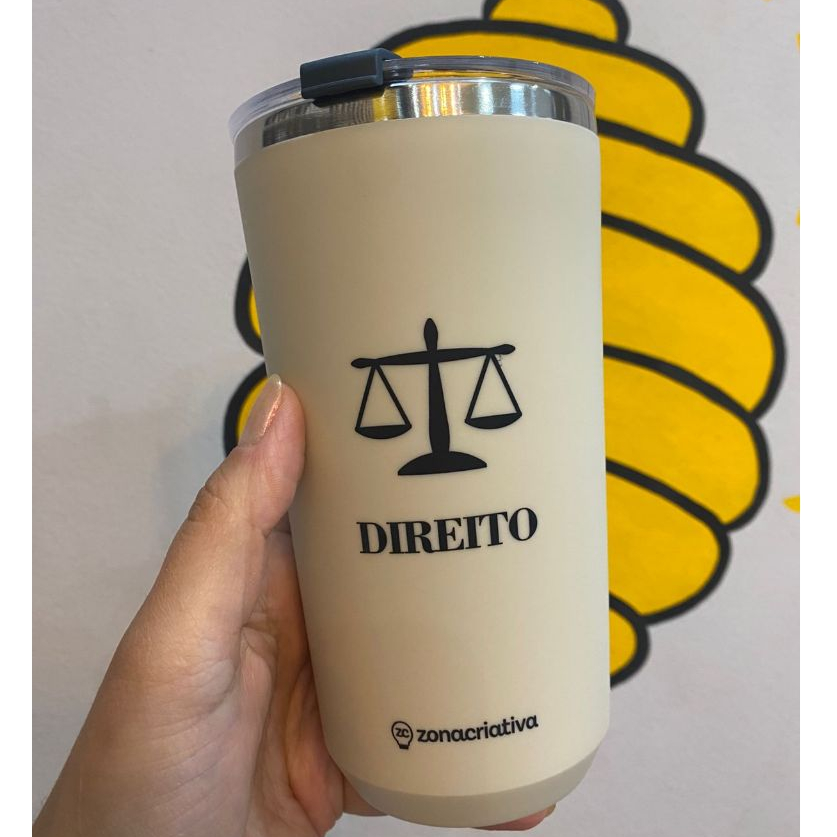 COPO ISOTÉRMICO DIREITO PROFISSÕES CAFÉ