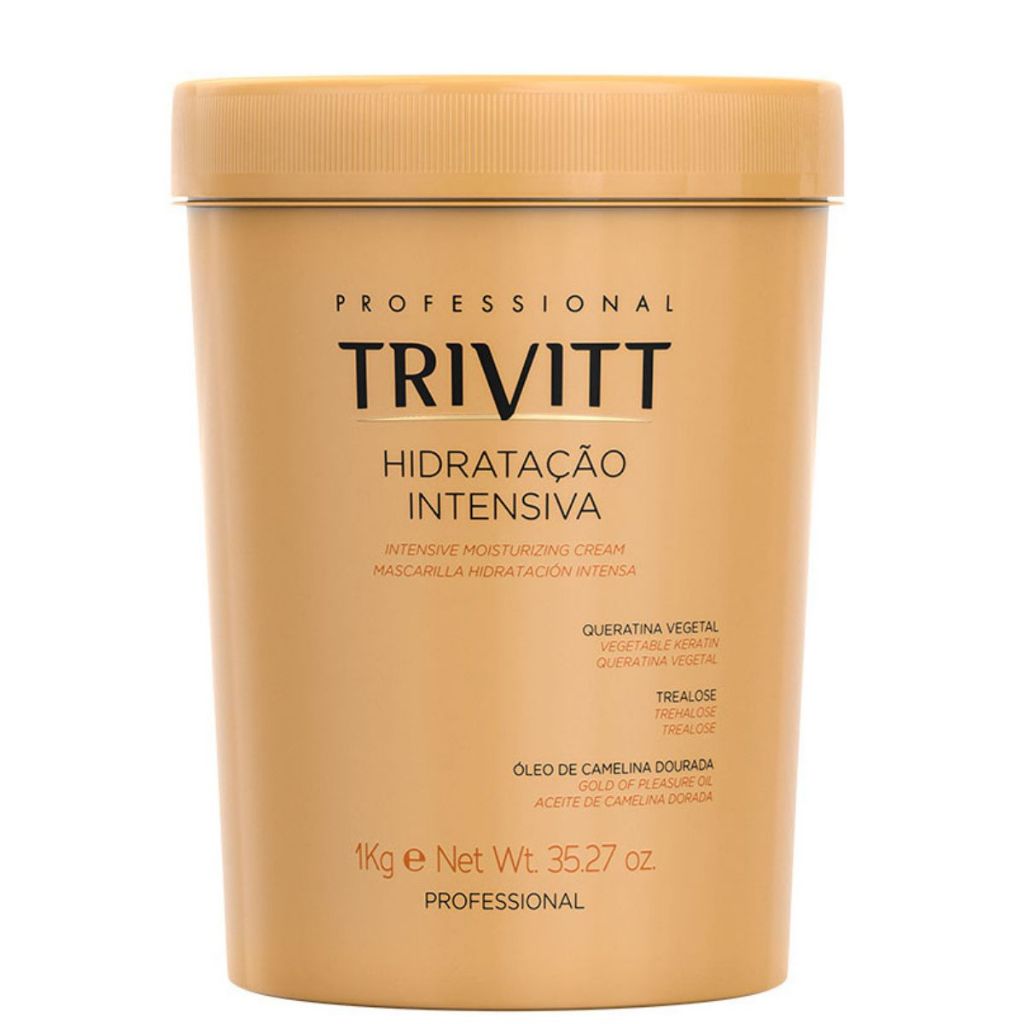 Máscara Hidratação Intensiva 1 kg Trivitt Itallian Óleo de Camelina Dourada em Oferta na Shopee