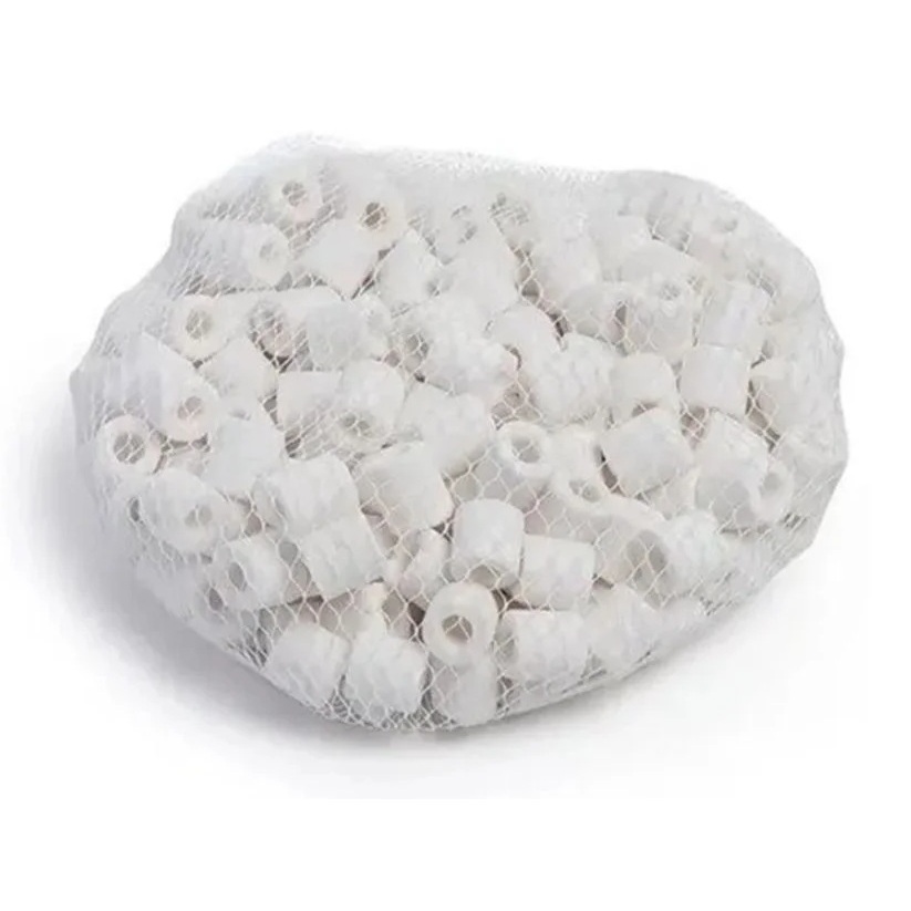 Cerâmica Biológica Bio Glass Ring . 2 Litros. Acompanha Bolsa Filtrante. em Oferta na Shopee