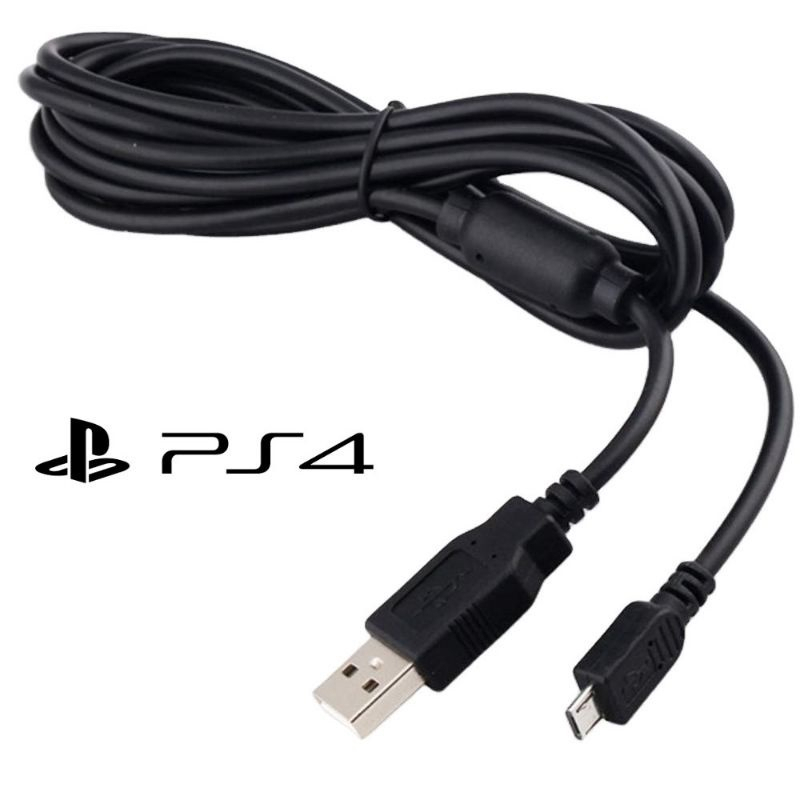 Cabo Para Carregar Controle para Ps4 Sony Com Filtro Envio Imediato 1,5mm