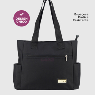 Bolsa Feminina Grande de Ombro Pasta Universitaria Notebook Curso Faculdade em Oferta na Shopee