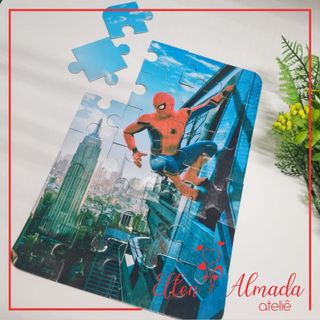 Quebra-Cabeças Personalizados- Lembrancinhas Homem Aranha- Lembrancinhas Personalizadas Homem Aranha