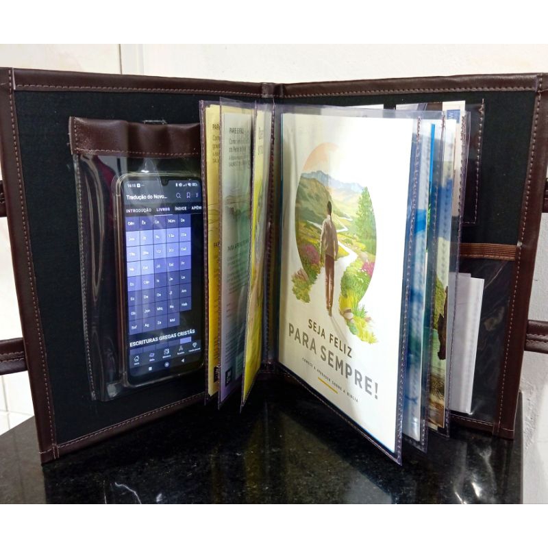 Pasta JW com alças de mão ou ombro / Campo / Ministério / Pregação / TJ em Oferta na Shopee